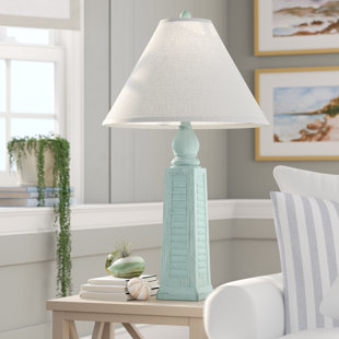 Coastal Table Lamps You Ll Love In 2019 Wayfair Quickview Light Aqua