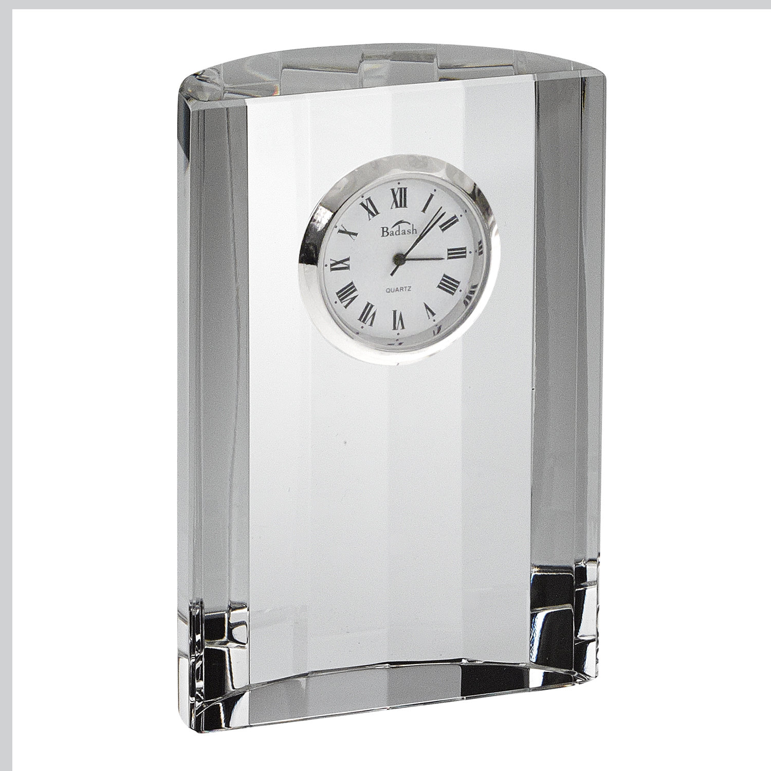 Mercer41 Analog Mirror Quartz Tabletop Clock in Clear Wayfair