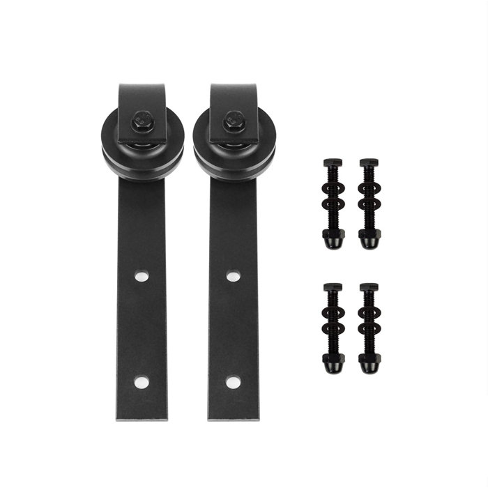 Clic J Style Sliding Wood Track Kit Barn Door Hardware Clic J Style Sliding Wood Track Kit Barn Door Hardware