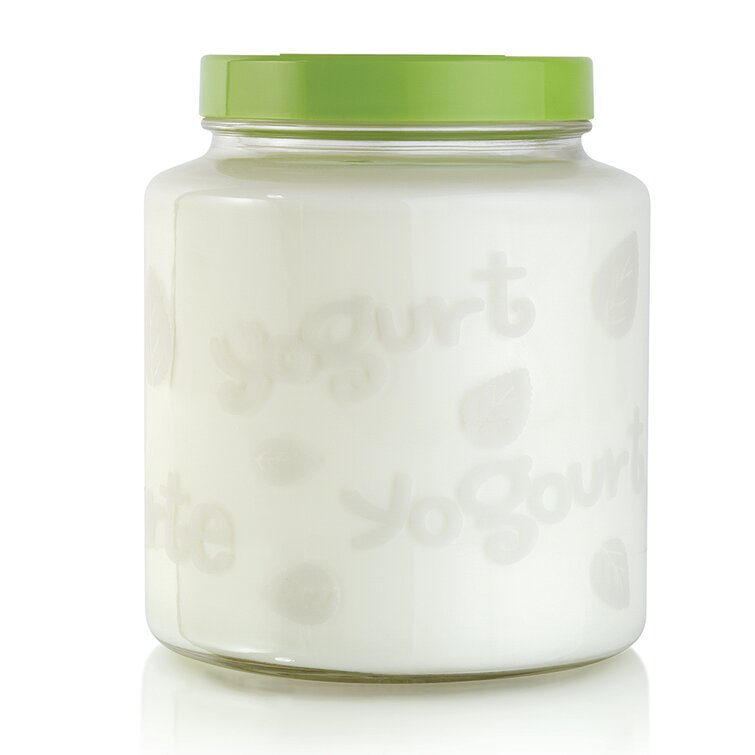 Euro Cuisine YM360 Yogurt & Greek Yogurt Maker with 2 Quarts Glass Jar Green 