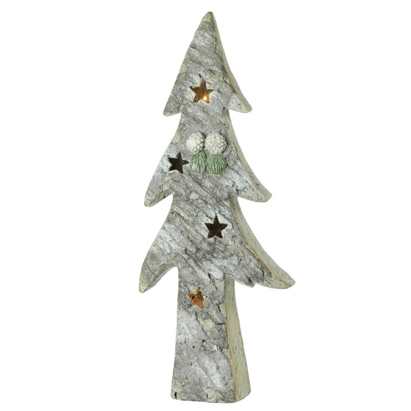 The Holiday Aisle Led Lighted Battery Operated Rustic Glittered