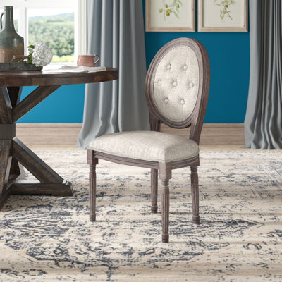 Modway Arise Vintage French Upholstered Fabric Dining Side Chair