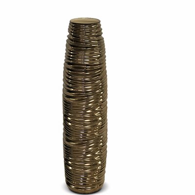 Wade Logan Floor Vase Size Large 24 H X 65 W X 65 D Color Bronze