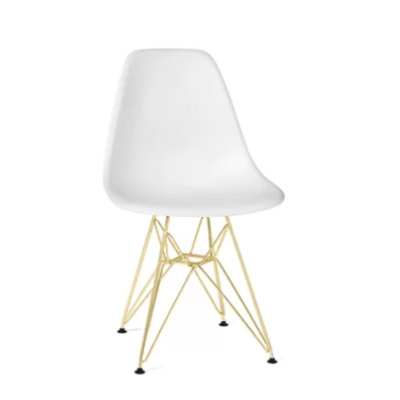 Eiffel Side Chair Set of 2 American furniture brand Color White