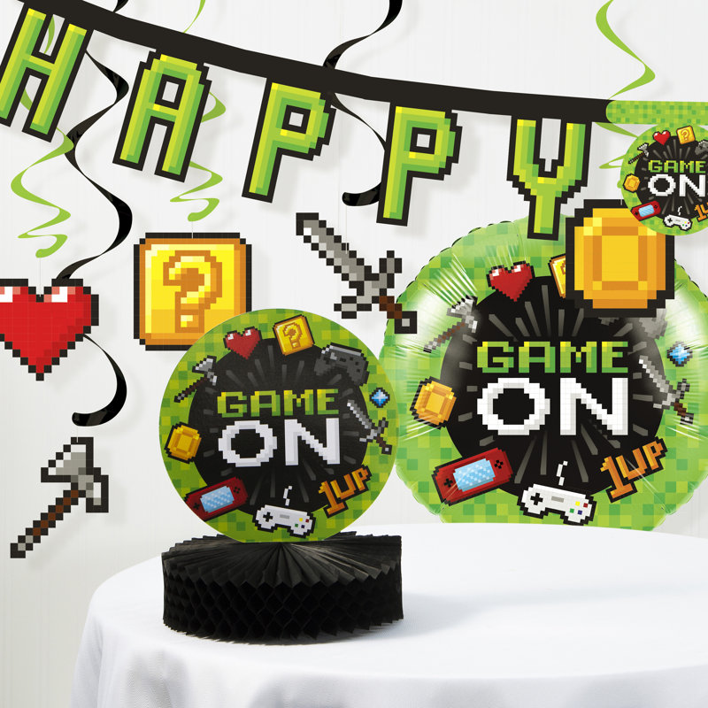 The Holiday Aisle Mckenzie Video Game Party Birthday Paper