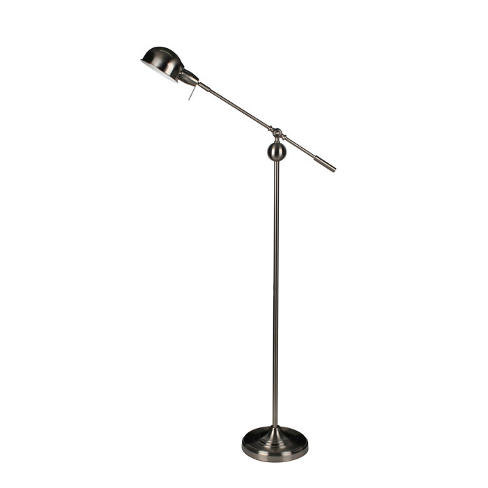Charlton Home Zelma Metal 60 Swing Arm Floor Lamp Wayfair Ca Charlton Home Zelma Metal 60 Swing Arm