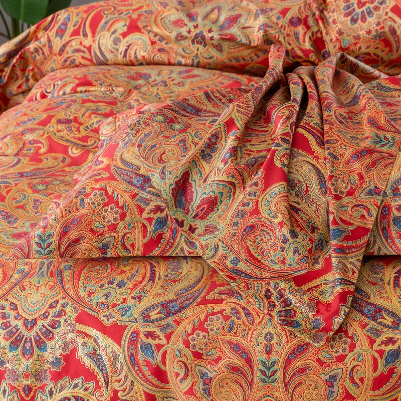 Bungalow Rose Middaugh Italian Tapestry Bohemian Paisley Duvet