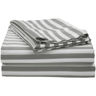 striped sheets sheet sets joss main cotton striped sheets