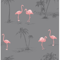 Pink Flamingo Wallpaper Wayfair