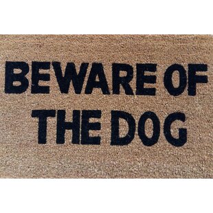 Beware Of The Dog Doormat