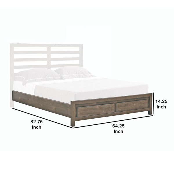Coastal Farmhouse Ambrie Queen Storage Platform Bed Wayfair