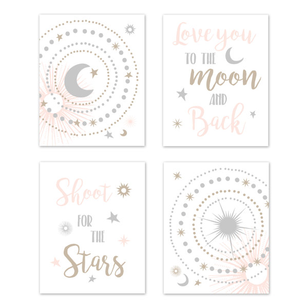 pink and gold nursery decor