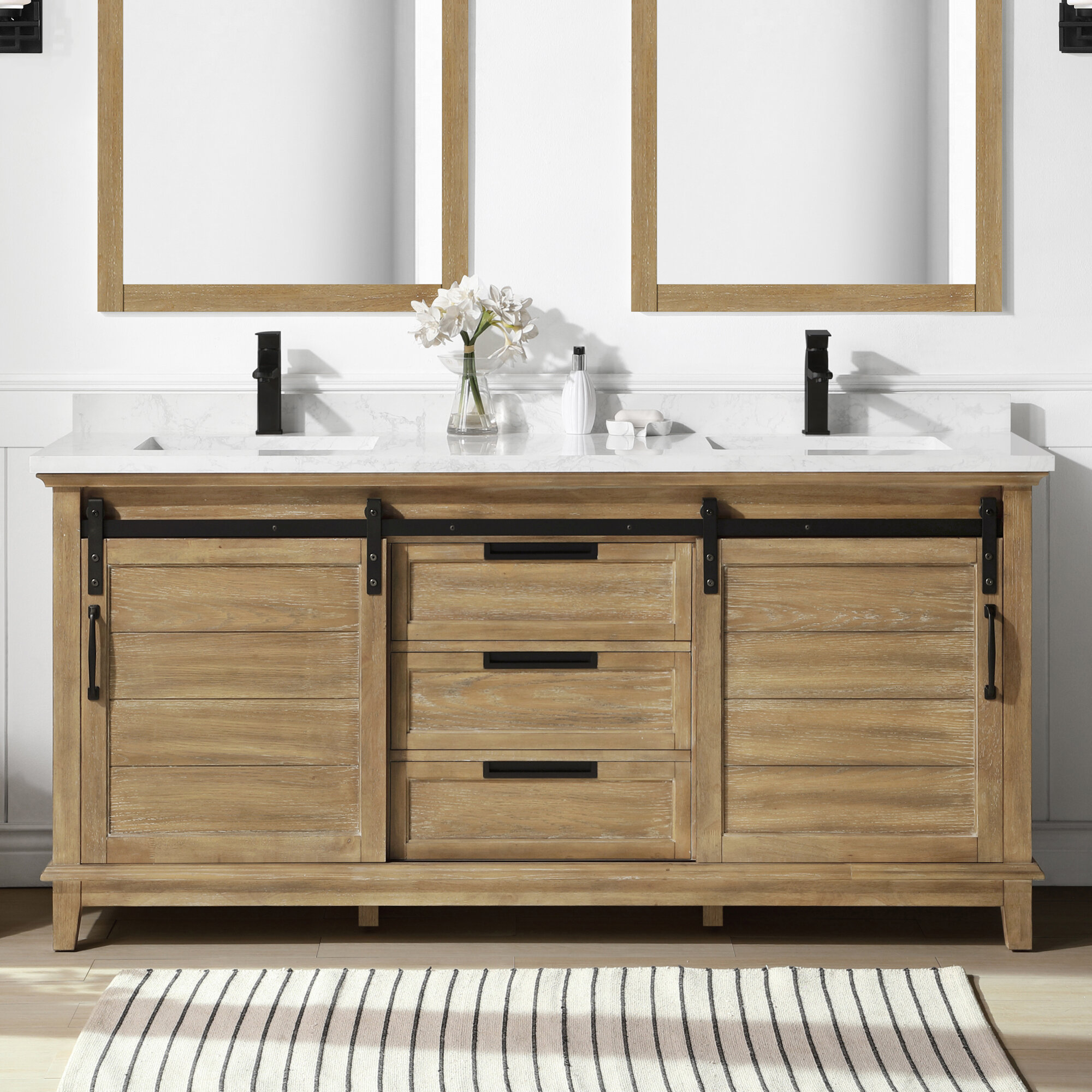 Ove Decors Edenderry 7205 Double Bathroom Vanity Set Reviews Wayfair