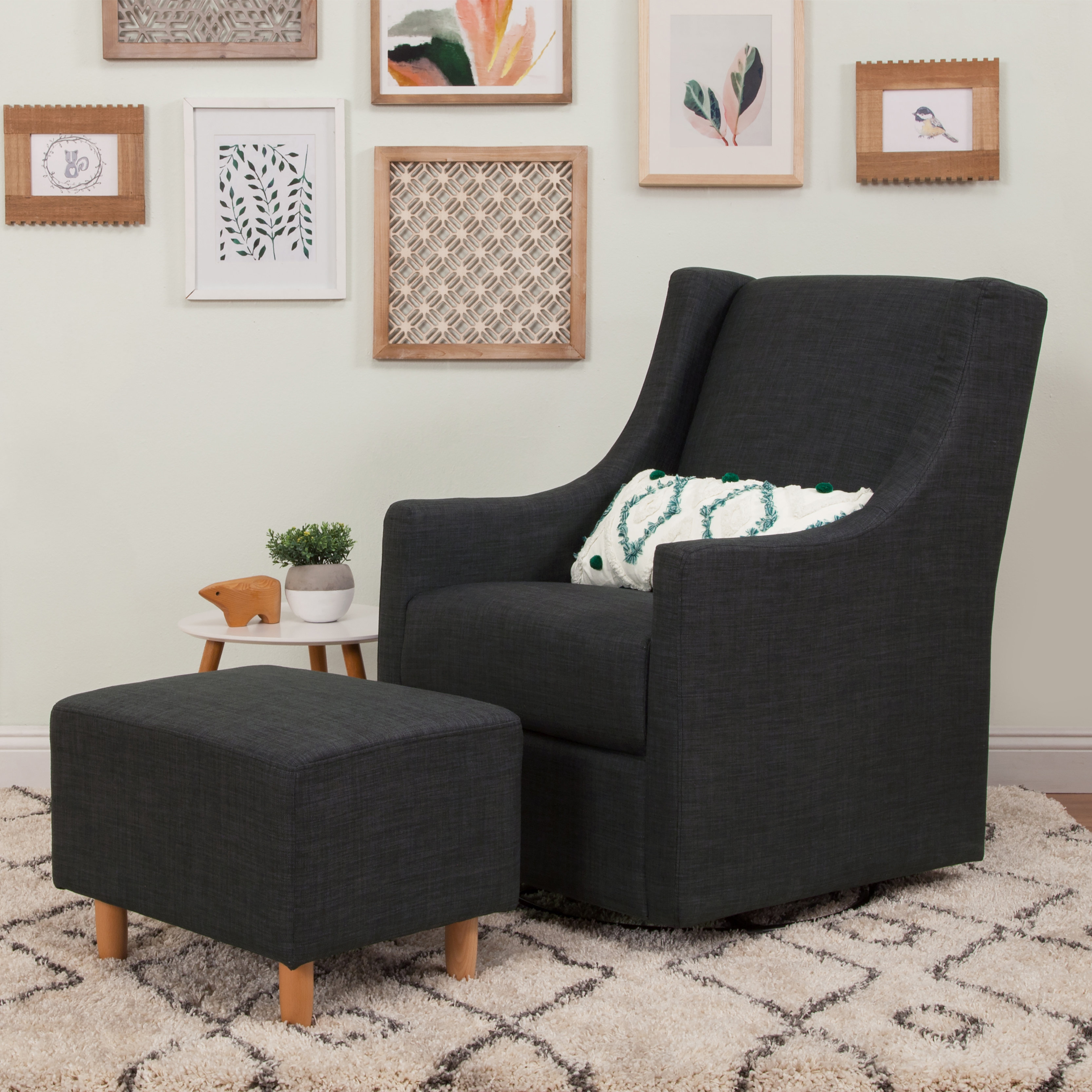 antonia swivel glider and ottoman