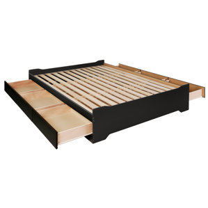 Platform Bed Frames With Drawers storage beds you'll love | wayfair Platform Bed Frames With Drawers storage beds you'll love | wayfair