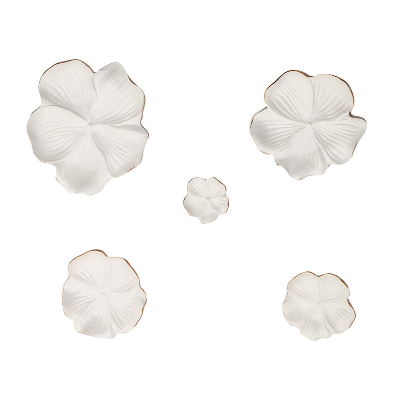 5 Piece Bellefonteceramic Floral Wall Decor Set Reviews Joss
