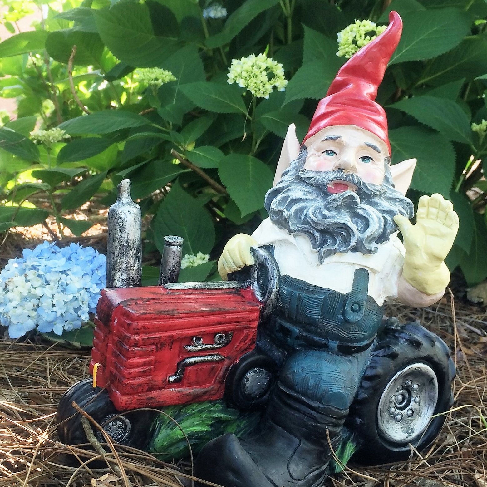 Download Homestyles Nowaday Gnomes Gardener Riding His Tractor Statue Reviews Wayfair