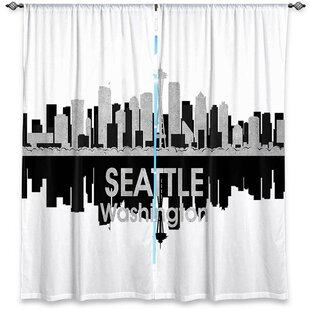 City Iv Seattle Washington Angelina Vick S Room Darkening Curtain Panels Set Of 2