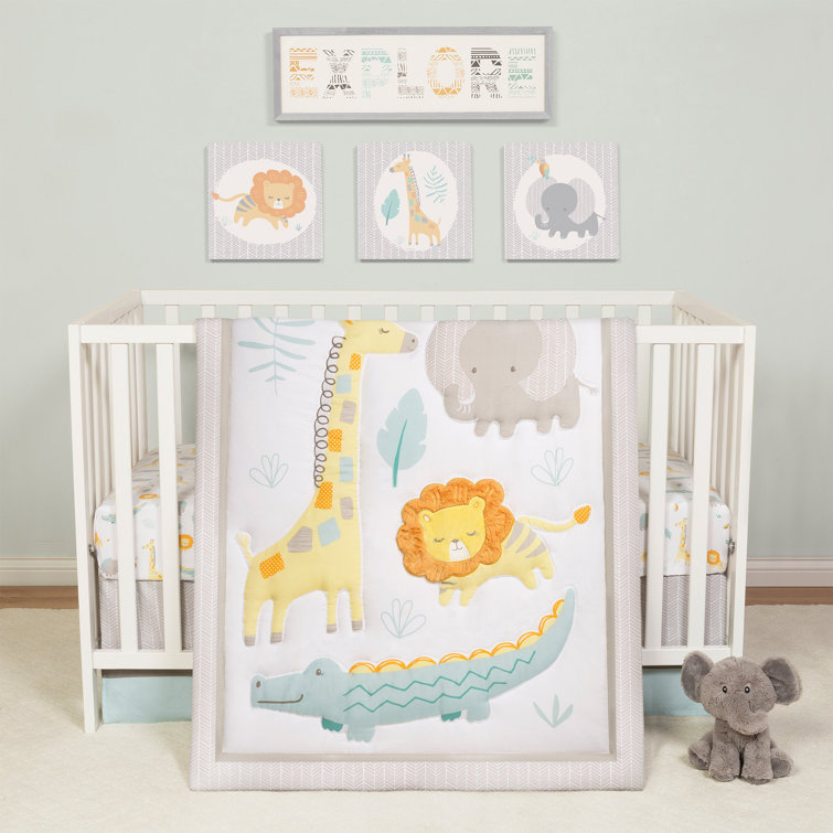 crib bedding set with mobile