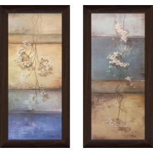 'Meditation I' 2 Piece Framed Print Set