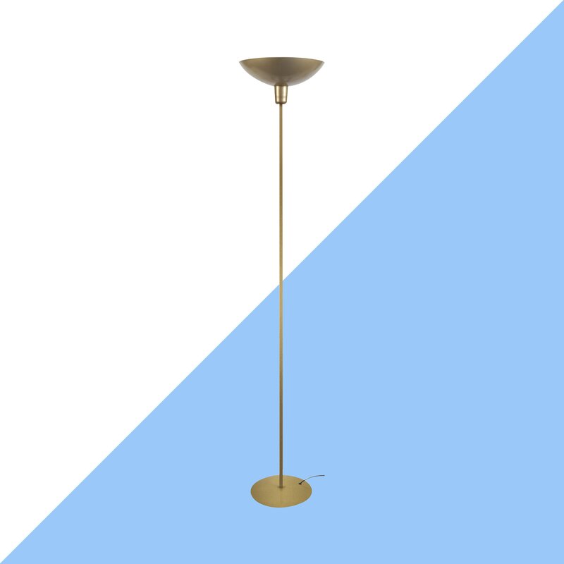 gold uplighter floor lamp