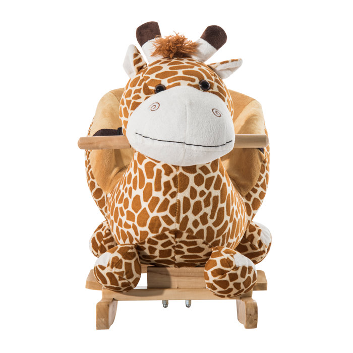 giraffe plush rocker