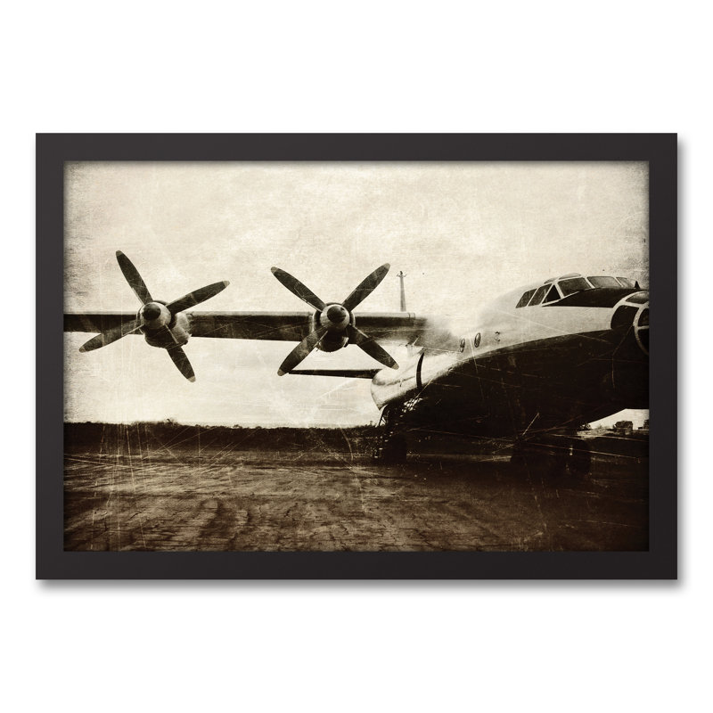 Williston Forge Vintage Plane Picture Frame Print On Canvas Wayfair Find plane frame from a vast selection of decorative collectibles. wayfair com
