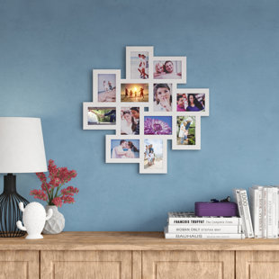 Collage Picture Frames You Ll Love Wayfair 12 Opening Wood Photo Collage Wall Hanging Picture Frame