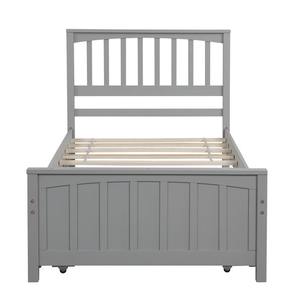 Twin Platform Bed With Trundle Wayfair