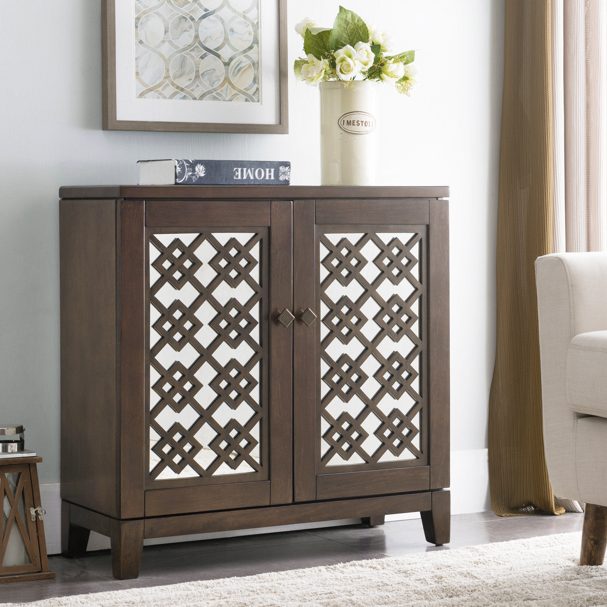 Cloutier 2 Door Accent Cabinet Reviews Joss Main