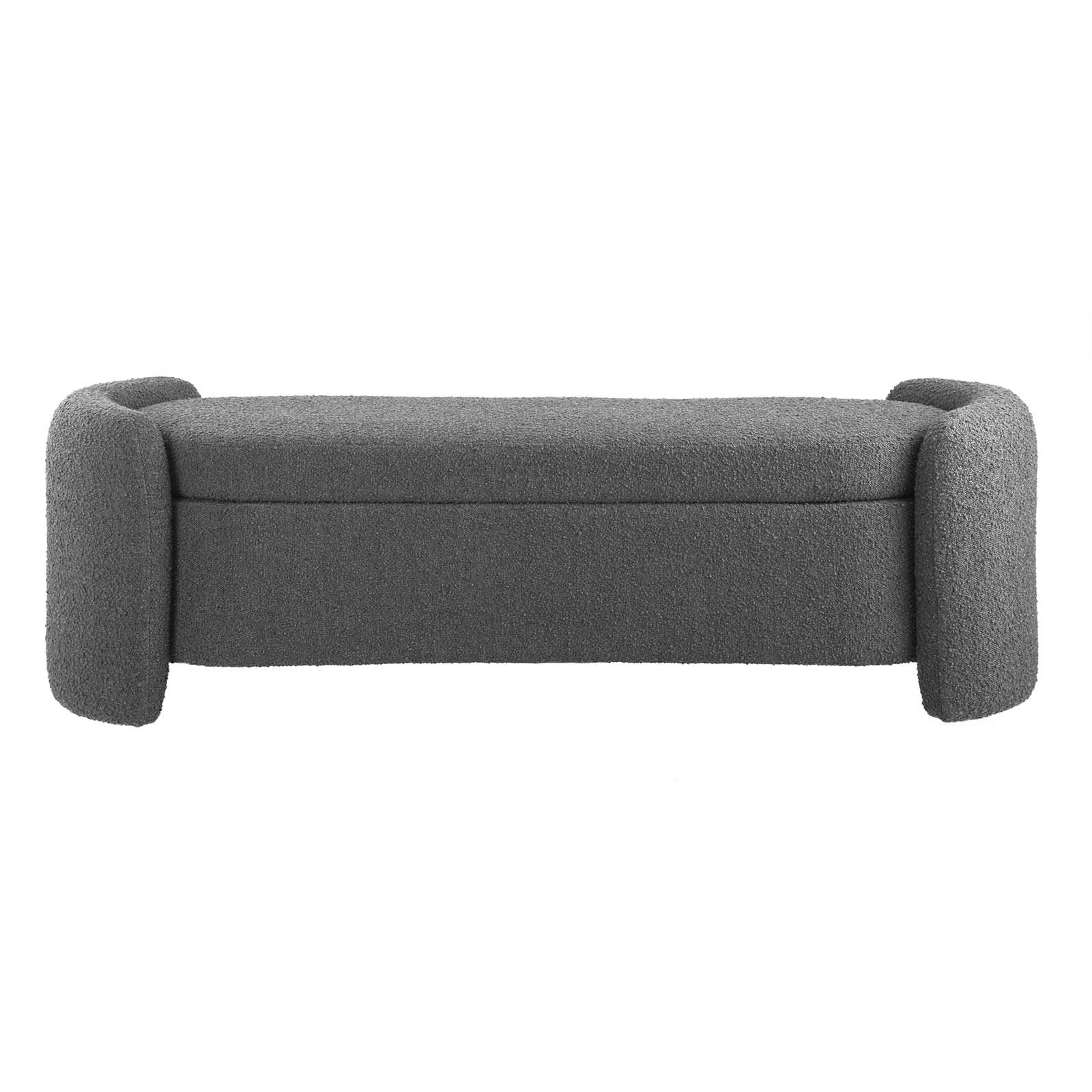 ESTETICA FURNITURE Nebula Boucle Upholstered Bench Wayfair