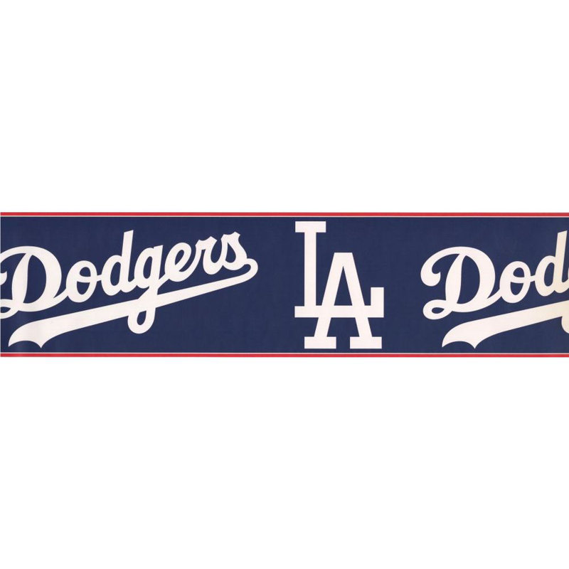 Dream Wall Decor Dodgers Sports 15 L X 6 W Wallpaper Border