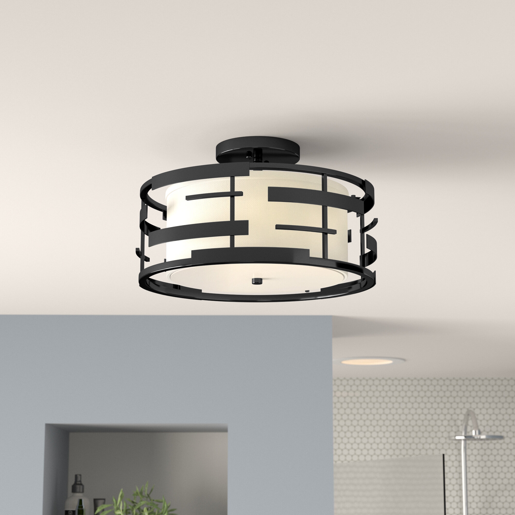 office flush mount light