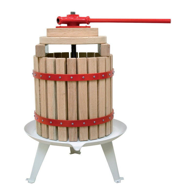 Ashco Management Inc Solid Wood Basket Fruit Juicer
