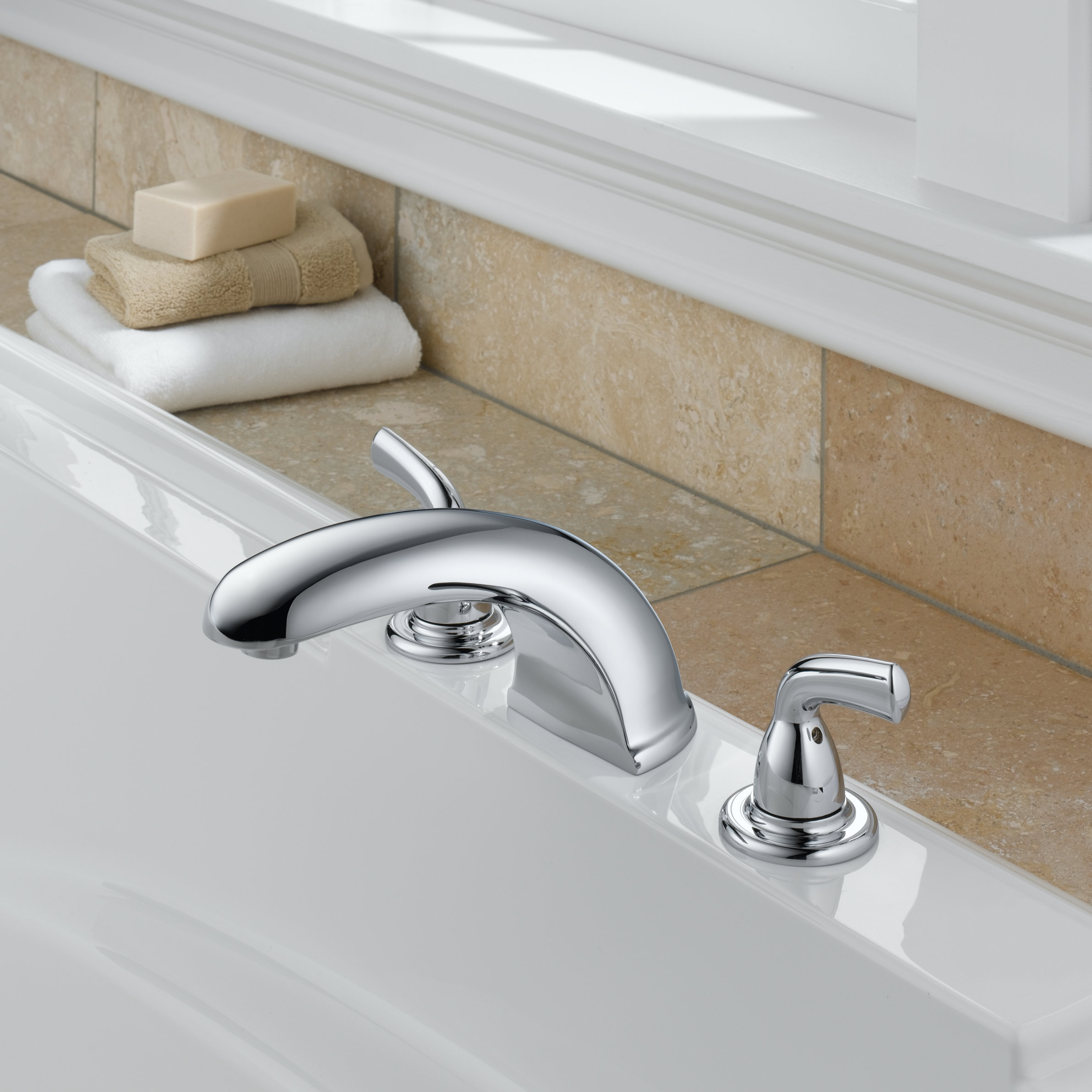 Chrome Delta Foundations Bt2710 Roman Tub Trim Tools Home