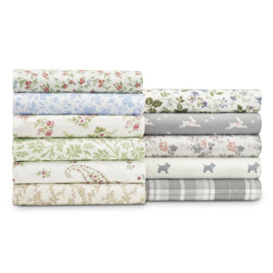 Bunny Hop Flannel Sheet Set by Laura Ashley Home