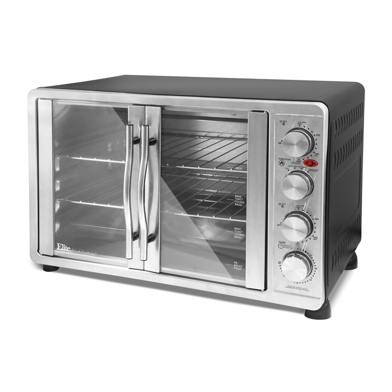 Elite Platinum Double Door Convection Rotisserie Toaster Oven