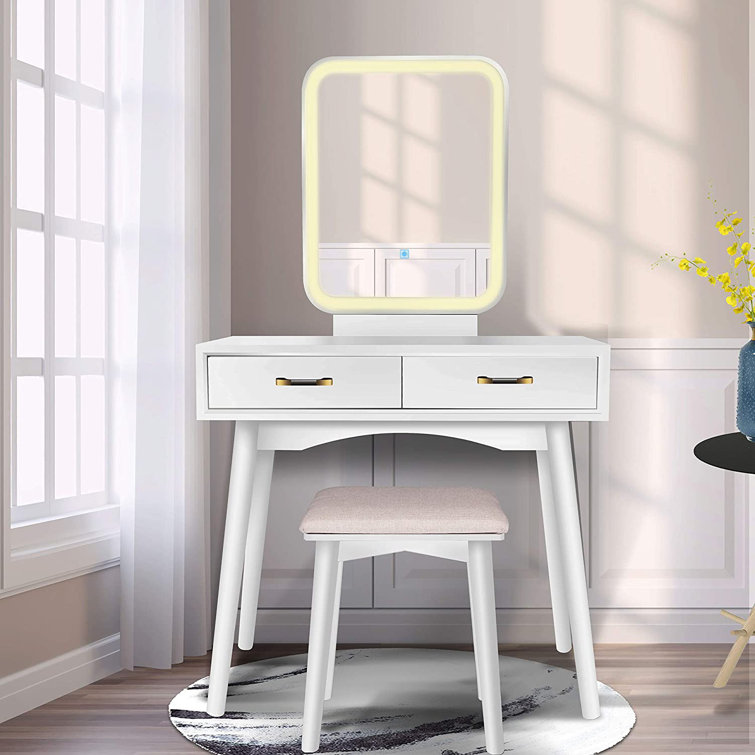 white dressing table wayfair