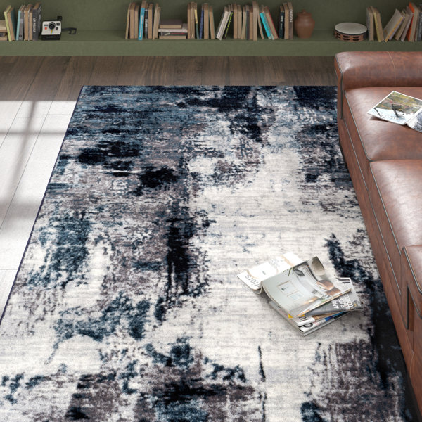 Office Area Home Abstract New Modern Contemporary Coffee Table Rug 
