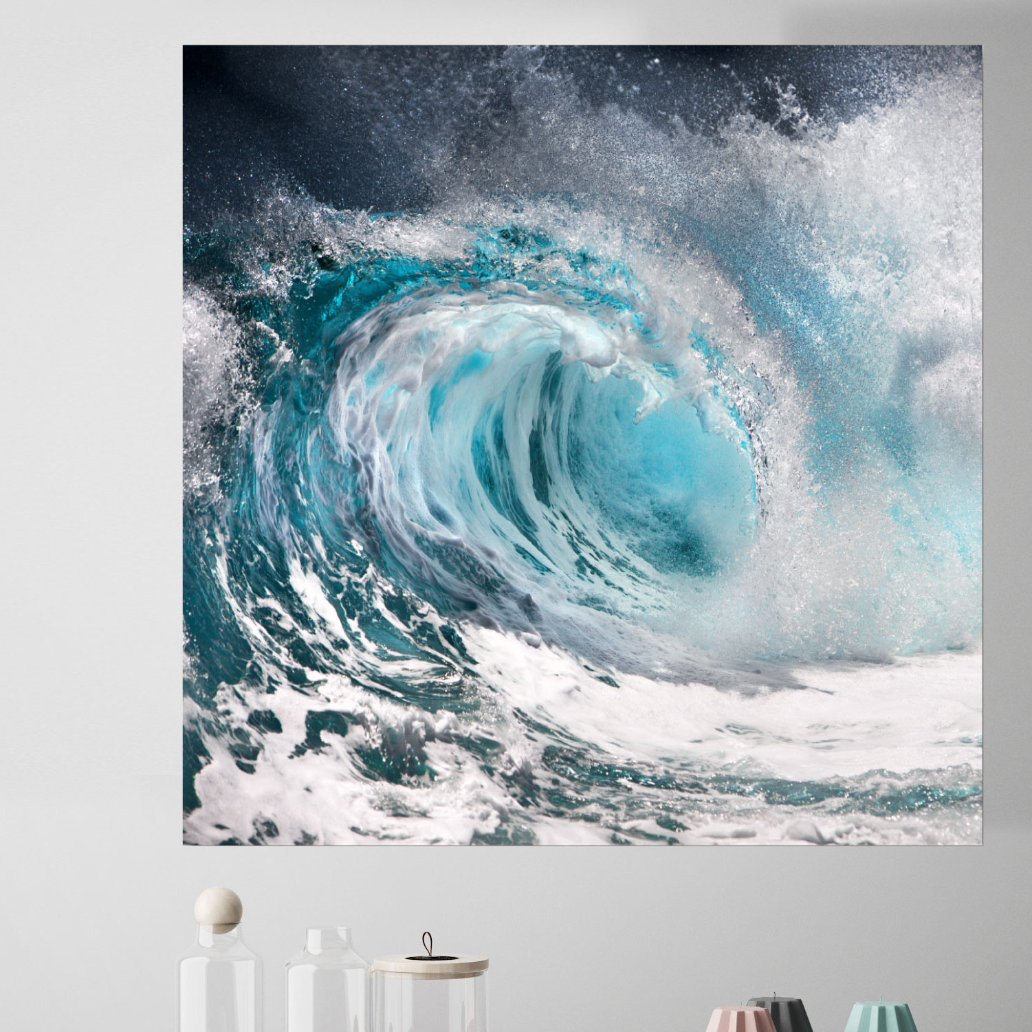 Highland Dunes Big Wave Wall Decals Wayfair