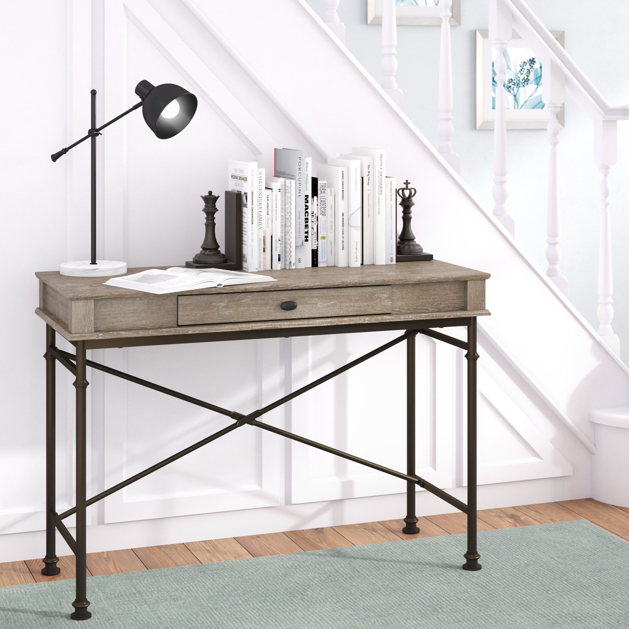 Three Posts Oakside Writing Desk Reviews Wayfair
