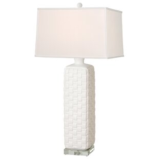 woven table lamp