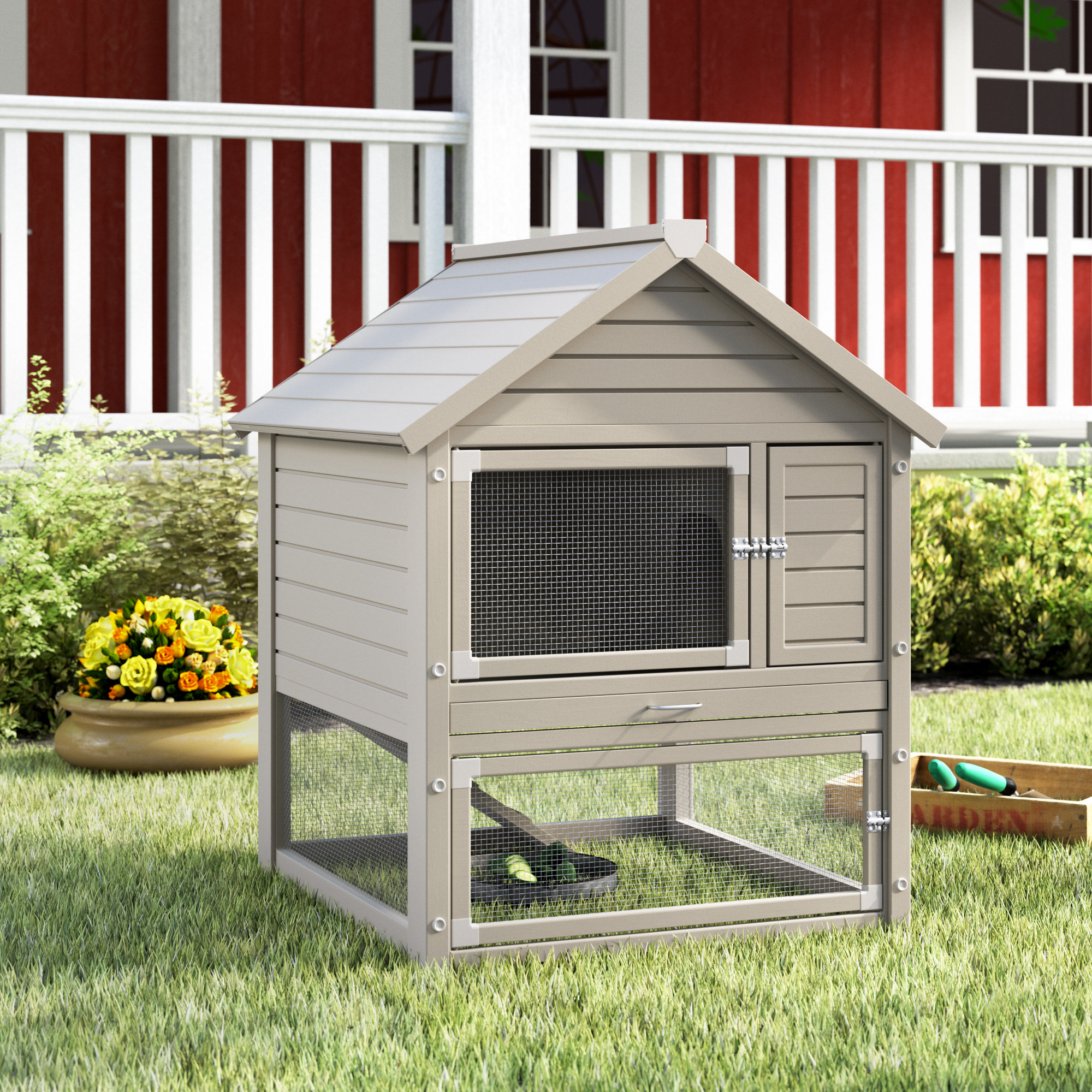 Archie Oscar Adela Ecoflex Two Level Rabbit Hutch Reviews