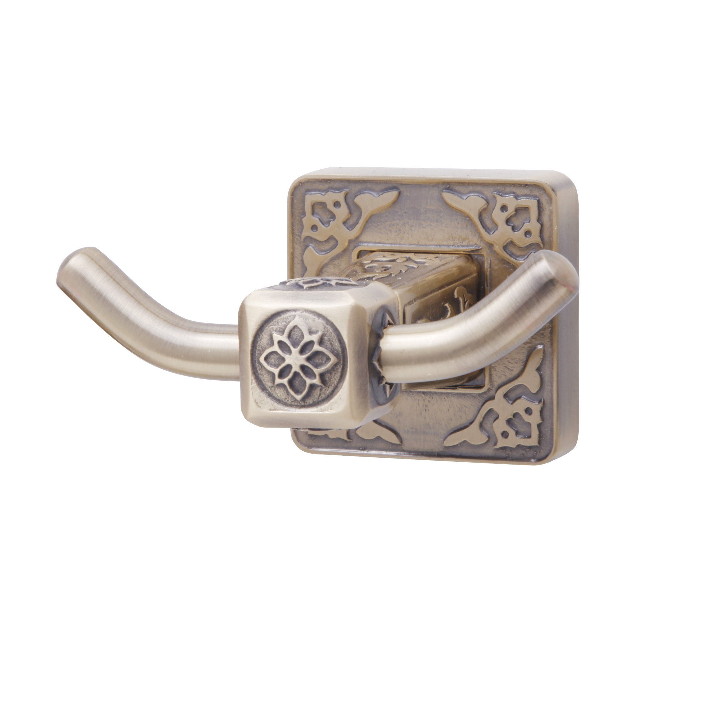 Dyconn Faucet BRNHK-AB Reno Series Euro Bathrobe Hook Antique Brass