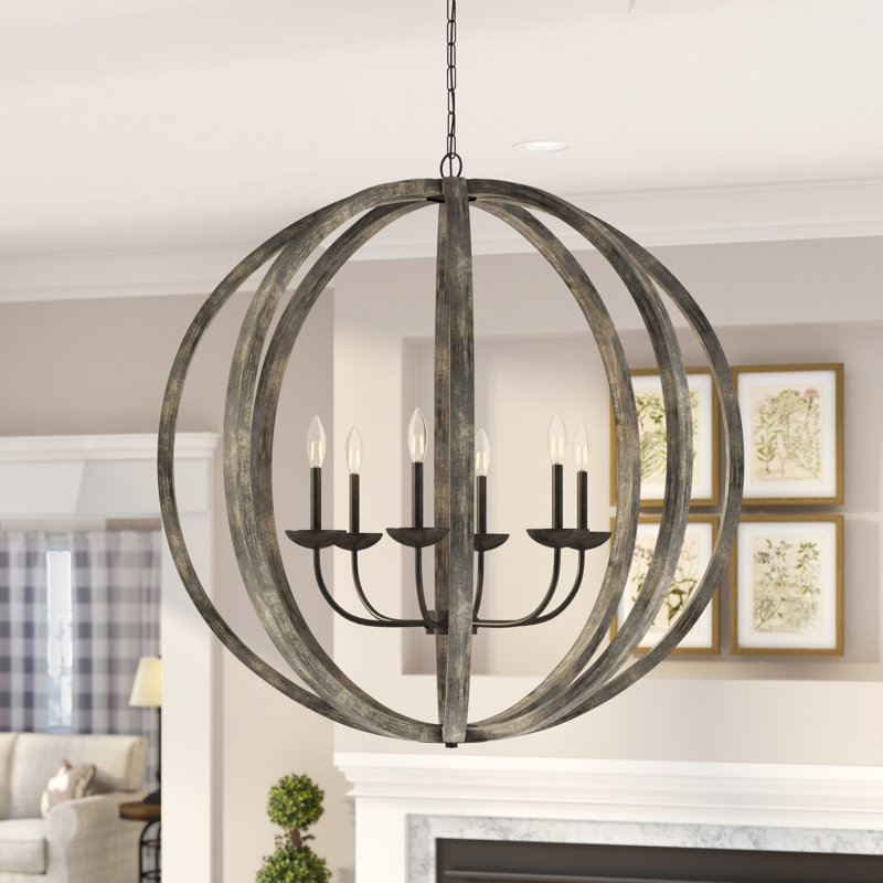 modern farmhouse chandelier