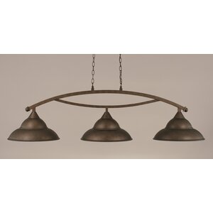 Bow 3-Light Billiard Light