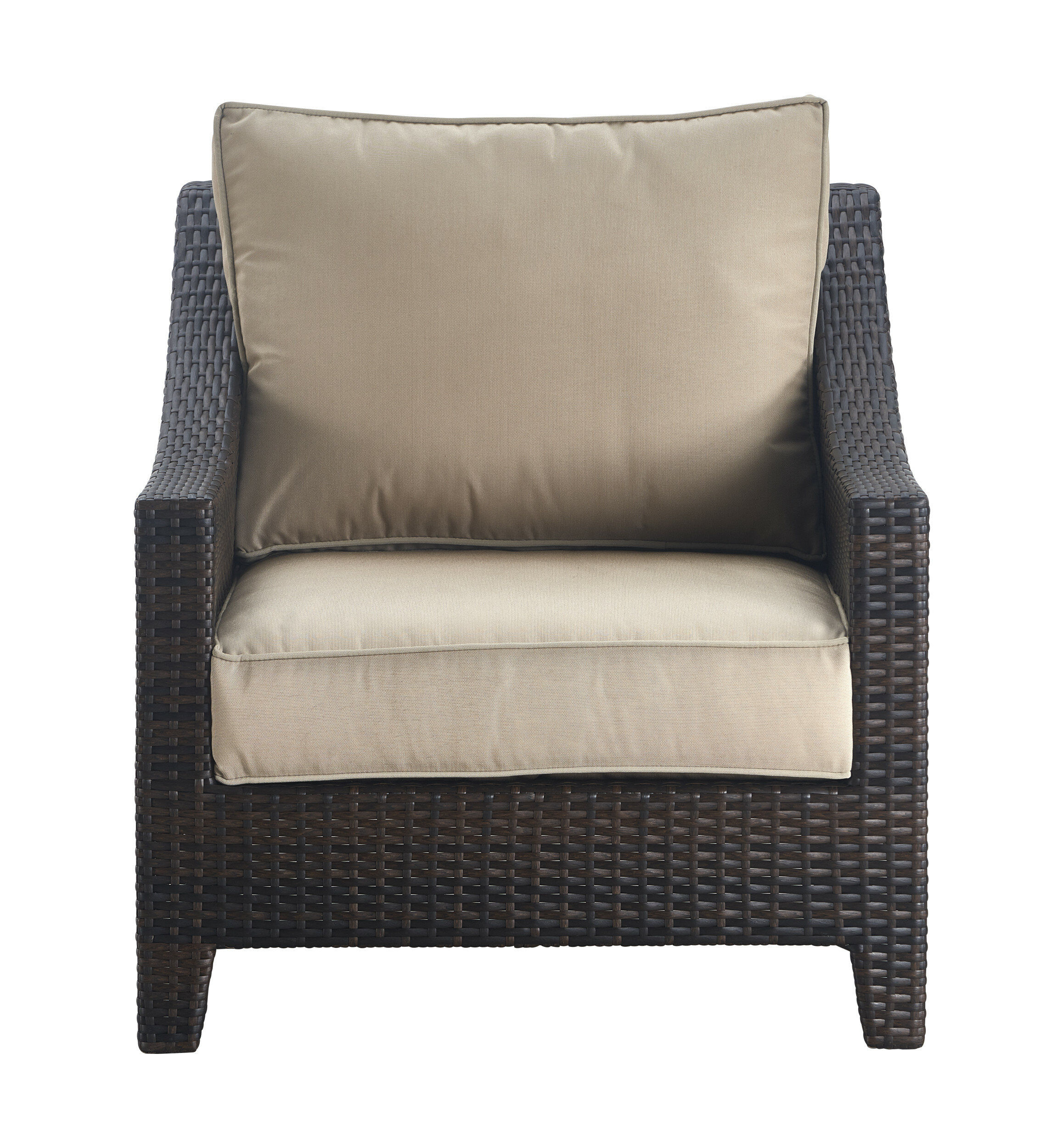 Serta At Home Tahoe Outdoor Wicker Patio Chair With Cushions