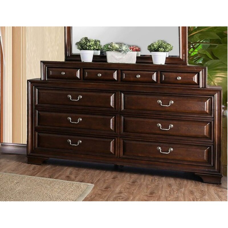 Canora Grey Crowborough 10 Drawer Double Dresser Wayfair