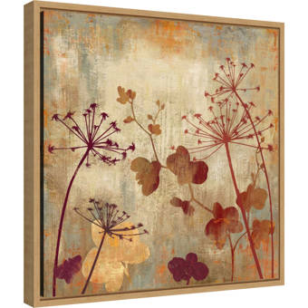Gracie Oaks Helenium Yellow Flowers By Mandy Disher Floater Frame Painting Print On Canvas Wayfair