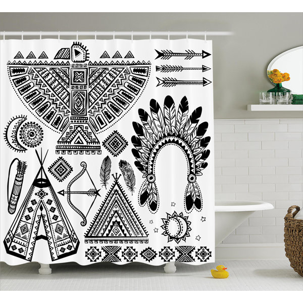American Indian Shower Curtain Wayfair
